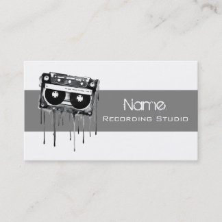 Business Card Recording Studio Visitenkarte