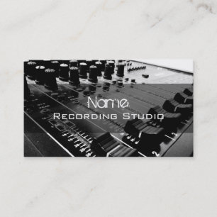 Business Card Recording Studio Visitenkarte