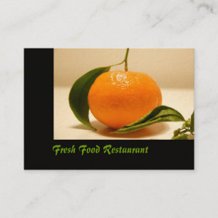 Business Card Restaurant Visitenkarte