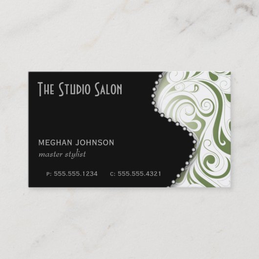 Business Card Sage Terminkarte (Vorderseite)