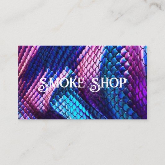 Business Card Schlangenrauchladen Visitenkarte (Vorderseite)