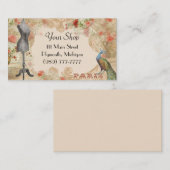 Business Card Seamstress Shop Visitenkarte (Vorne/Hinten)