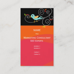 Business Card SEO Marketing Consultant Visitenkarte