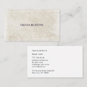 Business card simple style texture background visitenkarte (Vorne/Hinten)