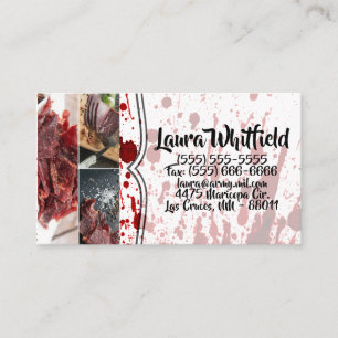 Business Card Spritzer Vampire Gothic Visitenkarte