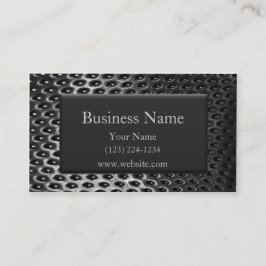 Business Card Stahl und Chrome Visitenkarte