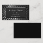 Business Card Stahl und Chrome Visitenkarte (Vorne/Hinten)