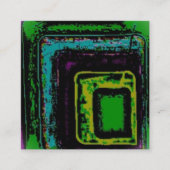 Business Card style and design Quadratische Visitenkarte (Vorderseite)