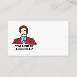 Business Card Template - I'm Kind of a Big Deal  Visitenkarte