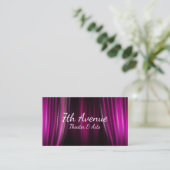 Business Card Theater & Kunst Visitenkarte (Stehend Vorderseite)