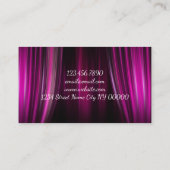 Business Card Theater & Kunst Visitenkarte (Rückseite)