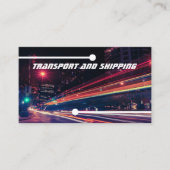 business card, transport, logistic, nightexpress 1 visitenkarte (Vorderseite)