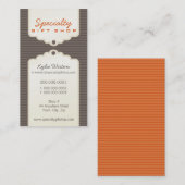 BUSINESS CARD :: trendy gifttag P9 Visitenkarte (Vorne/Hinten)