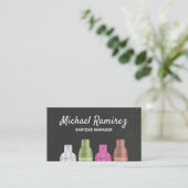 Business Card Varieté Cocktail Shakers Visitenkarte (Stehend Vorderseite)