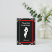Business Card Vintag Retro Fashion Boutique 3 Visitenkarte (Stehend Vorderseite)
