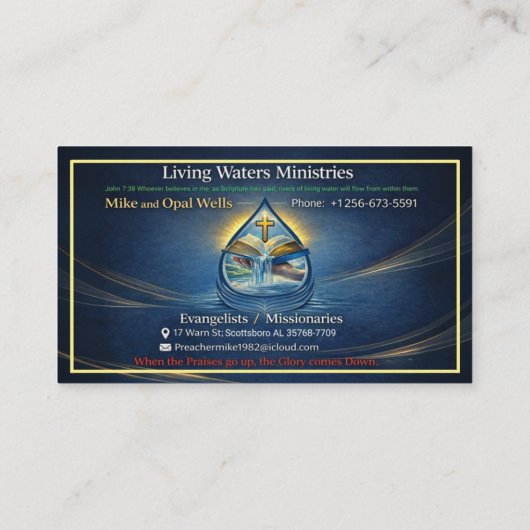 Business Card Visitenkarte (Rückseite)