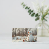 Business Card Visitenkarte (Stehend Vorderseite)