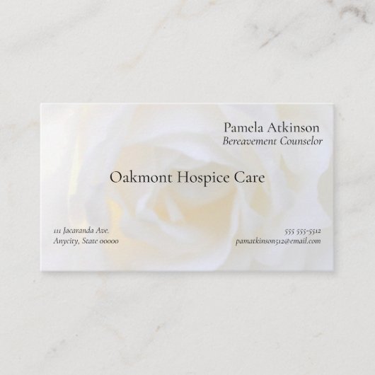 Business Card Visitenkarte (Vorderseite)