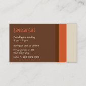 Business Card Visitenkarte (Rückseite)