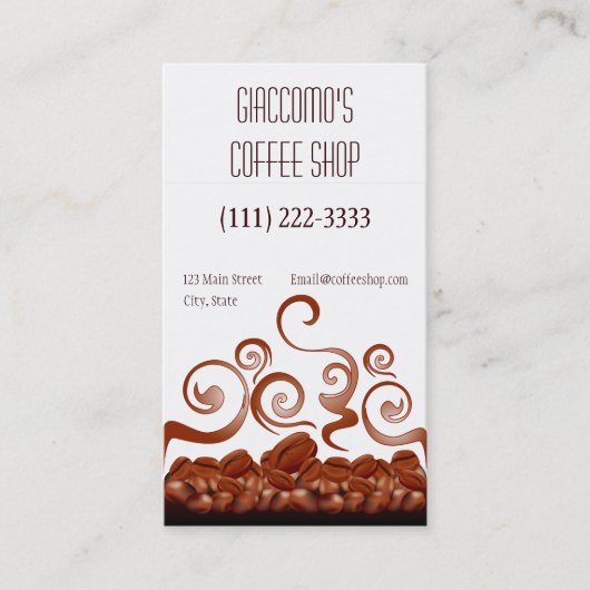 Business Card Visitenkarte (Vorderseite)