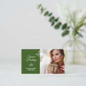 Business Card Visitenkarte (Stehend Vorderseite)