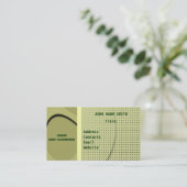 Business Card Visitenkarte (Stehend Vorderseite)