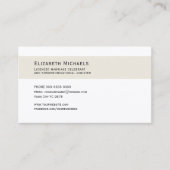 Business Card, Wedding Celebrant modern Visitenkarte (Vorderseite)