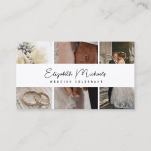 Business Card, Wedding Celebrant modern Visitenkarte