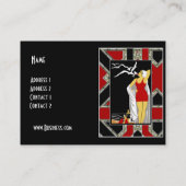 Business Card Wellness-Center Beauty Salon Diva Re Visitenkarte (Rückseite)