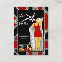 Business Card Wellness-Center Beauty Salon Diva Re