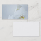 Business Card White Orchids Visitenkarte (Vorne/Hinten)