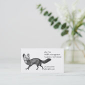 Business Card "Wildlife Beruf" Visitenkarte (Stehend Vorderseite)