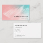 Business card with background bright style visitenkarte (Vorne/Hinten)