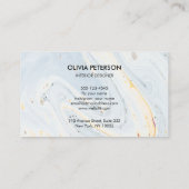 Business card with background bright style visitenkarte (Rückseite)