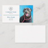 Business Card with painting of flowers Visitenkarte (Vorne/Hinten)