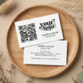 Business Card with QR Code | Simple Modern Design Visitenkarte