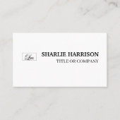 Business Card with QR Code Visitenkarte (Vorderseite)