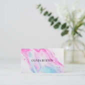 Business card with stripe. visitenkarte (Stehend Vorderseite)