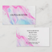 Business card with stripe. visitenkarte (Vorne/Hinten)