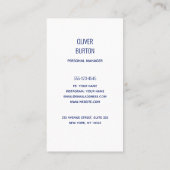 Business card with texture background visitenkarte (Rückseite)