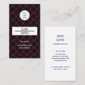 Business card with texture background visitenkarte (Vorne/Hinten)