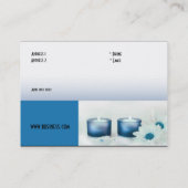 Business Card Zizzago Beauty Salon Wellness-Center Visitenkarte (Rückseite)