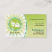 Business Card zur Reinigung von Licht Visitenkarte (Vorderseite)