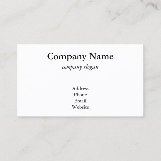 Business Cards #14A Visitenkarte (Rückseite)