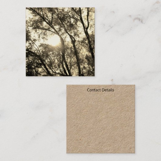 BUSINESS CARDS ART&DESIGN STYLE QUADRATISCHE VISITENKARTE (Vorne/Hinten)