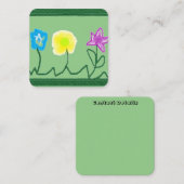 BUSINESS CARDS ART&DESIGN STYLE QUADRATISCHE VISITENKARTE (Vorne/Hinten)