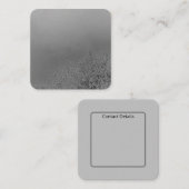 BUSINESS CARDS ART&DESIGN STYLE QUADRATISCHE VISITENKARTE (Vorne/Hinten)