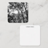 BUSINESS CARDS ART&DESIGN STYLE QUADRATISCHE VISITENKARTE (Vorne/Hinten)