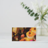 Business Cards Bakery Café Visitenkarte (Stehend Vorderseite)