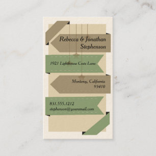 Business Cards der Erde mit Tonbandbreite Visitenkarte